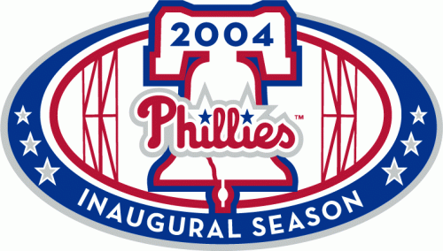 Philadelphia Phillies 2004 Stadium Logo custom vinyl decal