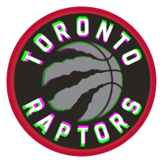 Phantom Toronto Raptors logo heat sticker