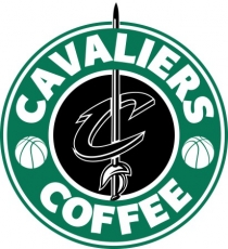 Cleveland Cavaliers Starbucks Coffee Logo heat sticker