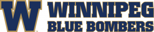 Winnipeg Blue Bombers 2012-Pres Wordmark Logo heat sticker