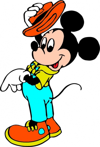 Mickey Mouse Logo 32 heat sticker