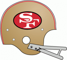 San Francisco 49ers 1964-1988 Helmet Logo custom vinyl decal