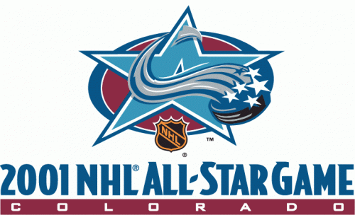 NHL All-Star Game 2000-2001 Logo heat sticker