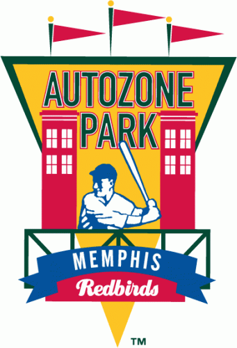 Memphis Redbirds 2000-Pres Stadium Logo heat sticker