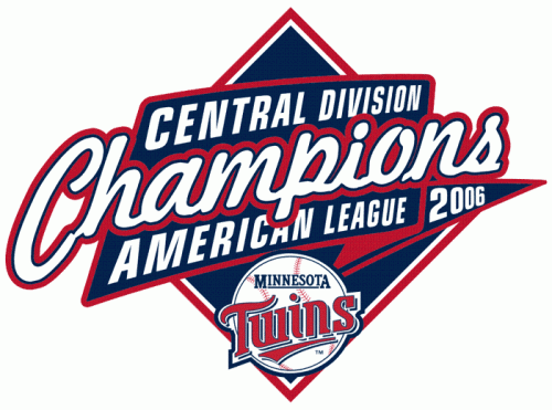 Minnesota Twins 2006 Champion Logo heat sticker