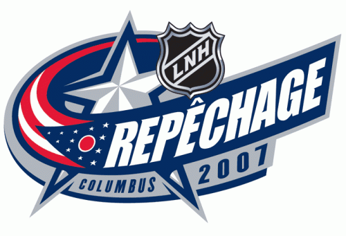 NHL Draft 2006-2007 Alt. Language Logo heat sticker