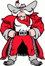 UNLV Rebels 1995-2005 Mascot Logo heat sticker
