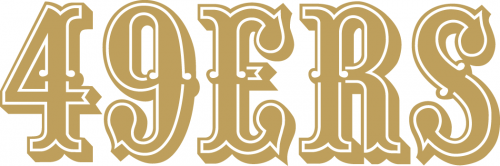 San Francisco 49ers 1972-2004 Wordmark Logo custom vinyl decal