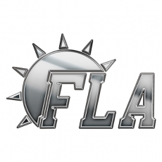 Florida Panthers Silver Logo heat sticker