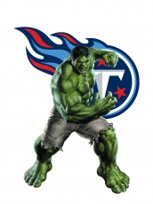 Tennessee Titans Hulk Logo heat sticker