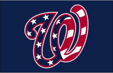 Washington Nationals 2017-2019 Cap Logo heat sticker
