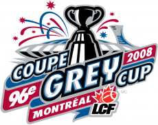 Grey Cup 2008 Primary Logo heat sticker