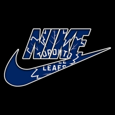 Toronto Maple Leaves Nike logo heat sticker