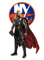 New York Islanders Thor Logo custom vinyl decal