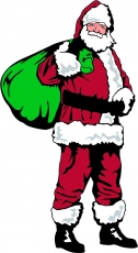 Santa Claus Logo 17 heat sticker
