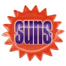 Phoenix Suns Crystal Logo heat sticker