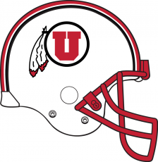 Utah Utes 2014-Pres Helmet Logo custom vinyl decal