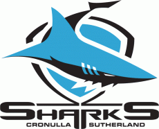 Cronulla Sharks 1998-Pres Primary Logo heat sticker