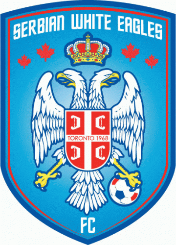 Serbian White Eagles FC Logo heat sticker