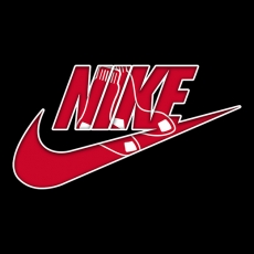 Boston Red Sox Nike logo heat sticker