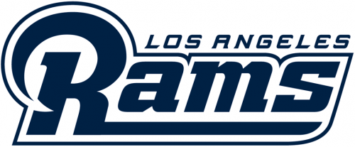 Los Angeles Rams 2017-Pres Wordmark Logo heat sticker