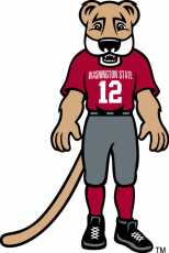 Washington State Cougars 2003-Pres Mascot Logo heat sticker