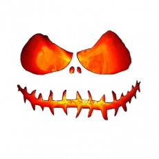 Halloween Logo 63 heat sticker