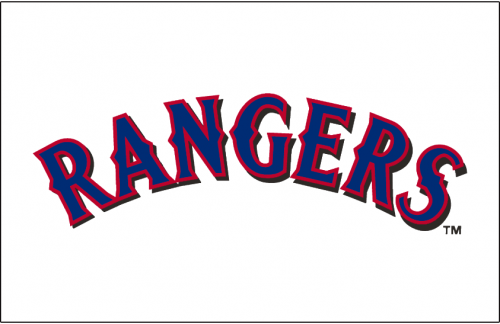 Texas Rangers 2001-2008 Jersey Logo heat sticker