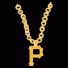 Pittsburgh Pirates Necklace logo heat sticker