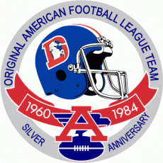 Denver Broncos 1984 Anniversary Logo heat sticker