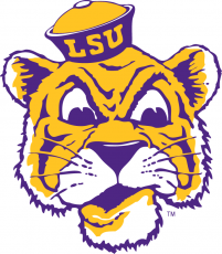 LSU Tigers 1955-1966 Primary Logo heat sticker