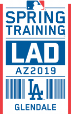 Los Angeles Dodgers 2019 Event Logo heat sticker