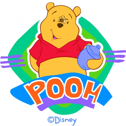 Disney Pooh Logo 03 custom vinyl decal