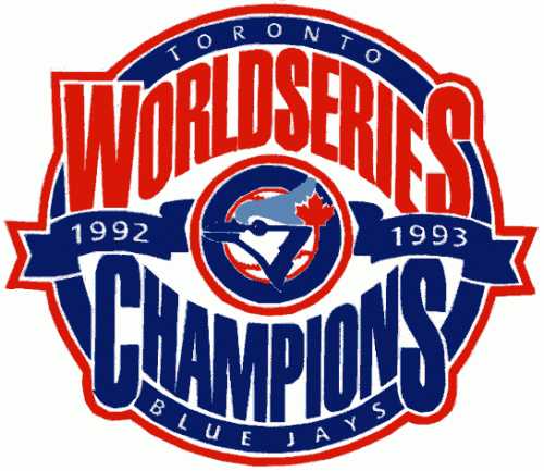 Toronto Blue Jays 1994 Champion Logo heat sticker