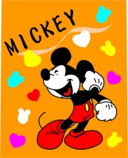 Mickey Mouse Logo 20 custom vinyl decal