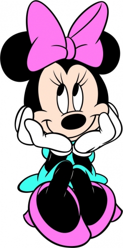Minnie Mouse Logo 07 heat sticker