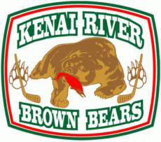 Kenai River Brown Bears 2007 08-2011 12 Primary Logo heat sticker