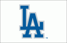 Los Angeles Dodgers 1999 Batting Practice Logo heat sticker
