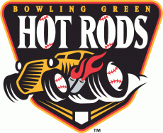Bowling Green Hot Rods 2010-2015 Primary Logo heat sticker