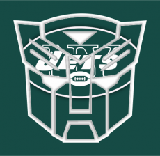 Autobots New York Jets logo heat sticker