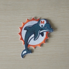 Miami Dolphins Embroidery logo 01