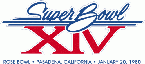 Super Bowl XIV Logo heat sticker