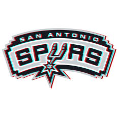 Phantom San Antonio Spurs logo heat sticker