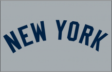 New York Yankees 1931-1972 Jersey Logo custom vinyl decal