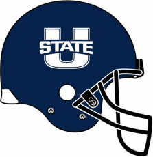 Utah State Aggies 2012-Pres Helmet Logo heat sticker