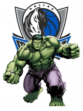 Dallas Mavericks Hulk Logo heat sticker