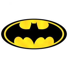 Batman Logo 02 heat sticker