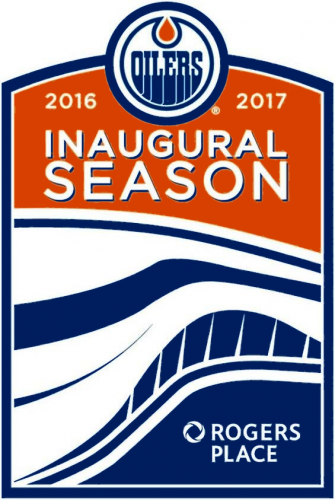 Edmonton Oilers 2016 17 Stadium Logo heat sticker
