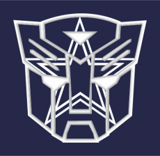 Autobots Dallas Cowboys logo heat sticker