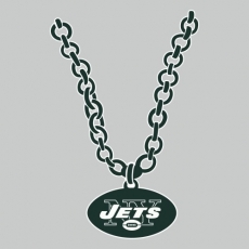 New York Jets Necklace logo heat sticker